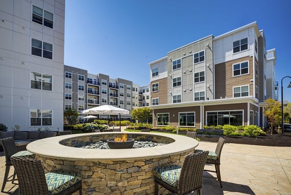 fire pit at The Everly Apartments