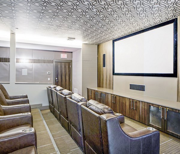 clubhouse theater at Atmark Apartments 
