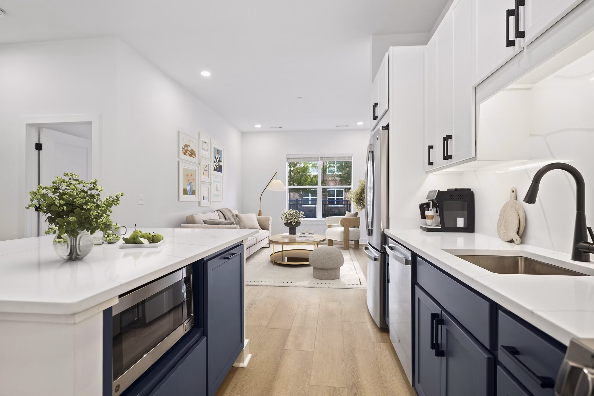 Kitchen at Atmark Apartments