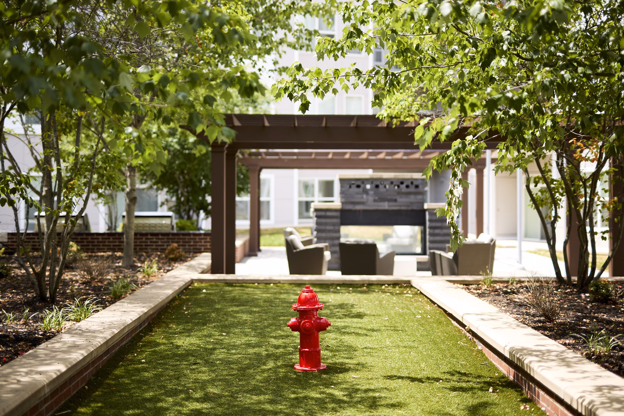 recreational area at Atmark Apartments 