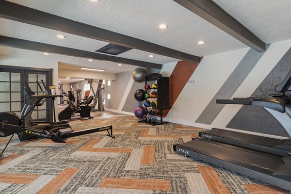 fitness center at Local 1896 Apartments 