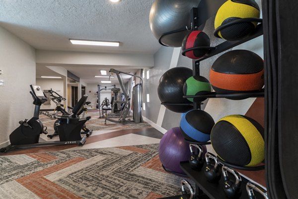 fitness center at Local 1896 Apartments 