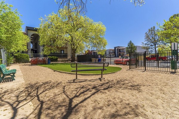 dog park at Local 1896 Apartments 