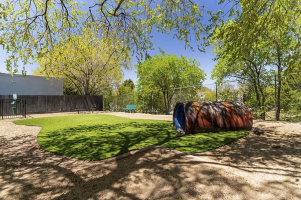 dog park at Local 1896 Apartments 