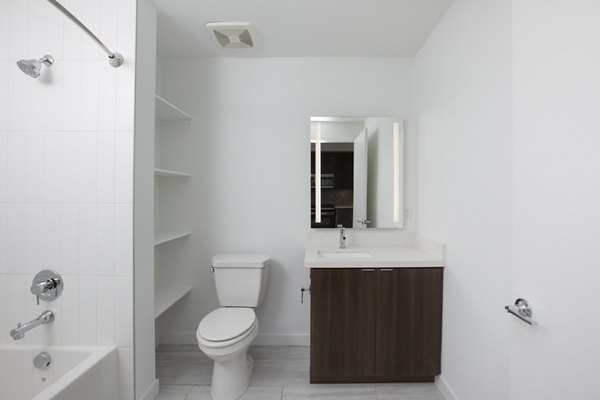 bathroom at Vert Apartments