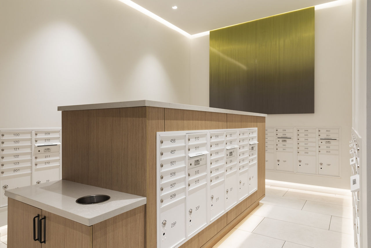 Mailroom at Vert Los Angeles