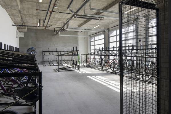 bike storage at Vert Apartments