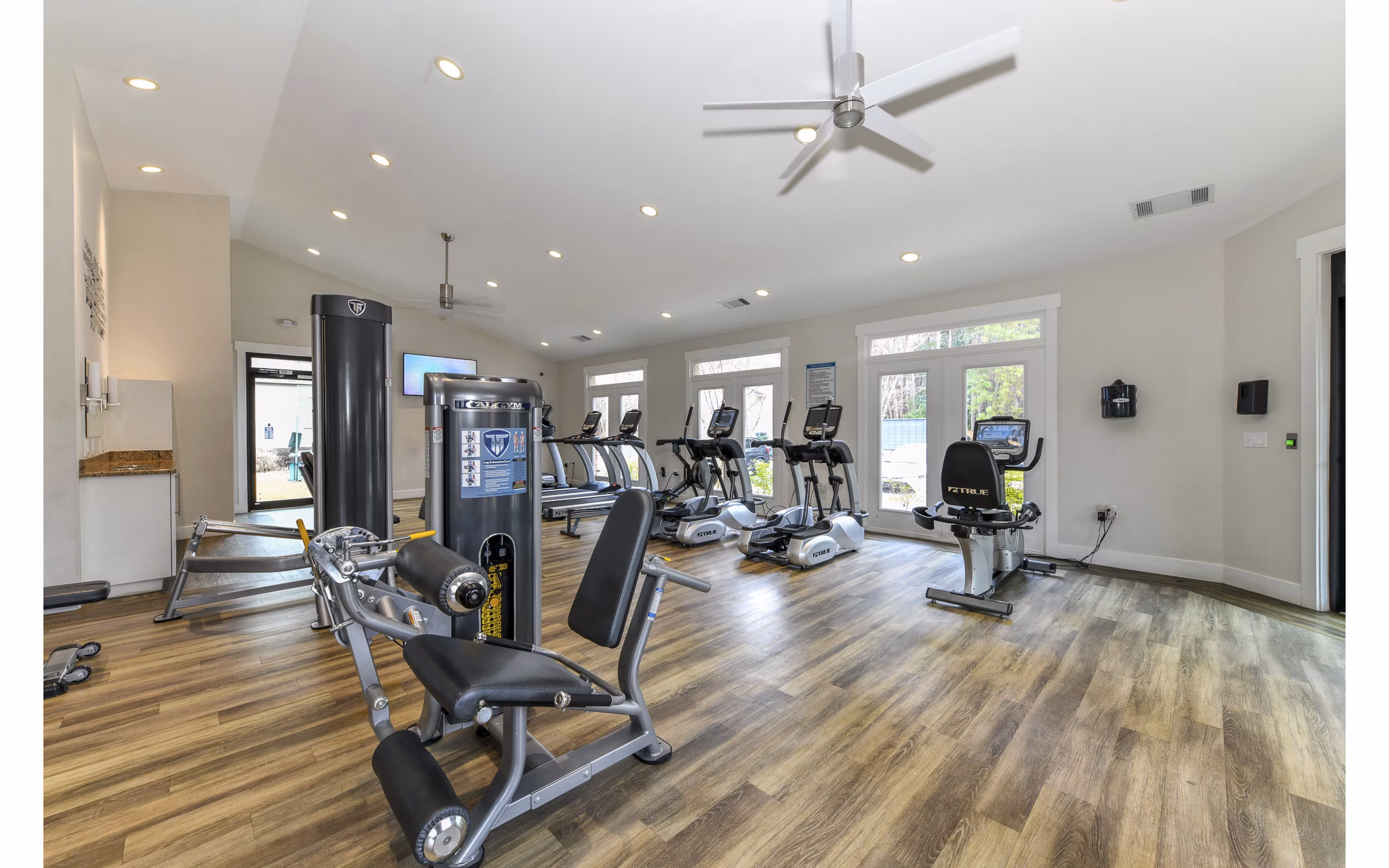 Fitness center with state-of-the-art equipment at Avana Powers Ferry Apartments