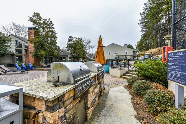 grill area at Avana Powers Ferry Apartments