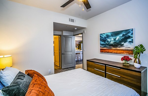 bedroom at The Alcove Apartments