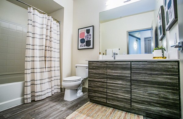 bathroom at The Alcove Apartments