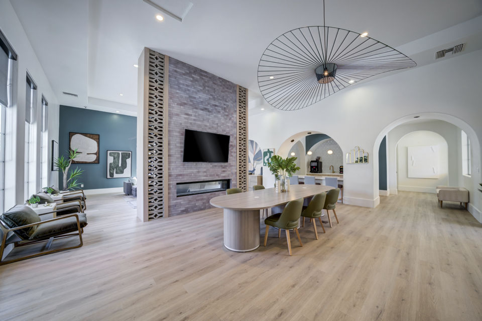 clubhouse at The Alcove Apartments