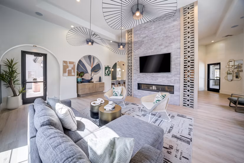 clubhouse at The Alcove Apartments