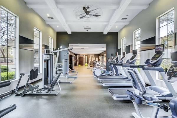 fitness center at The Alcove Apartments