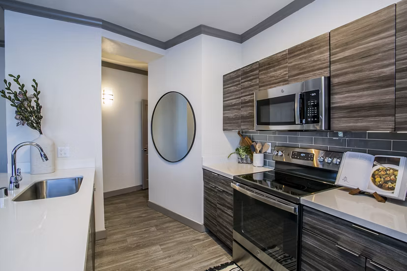 kitchen at The Alcove Apartments
