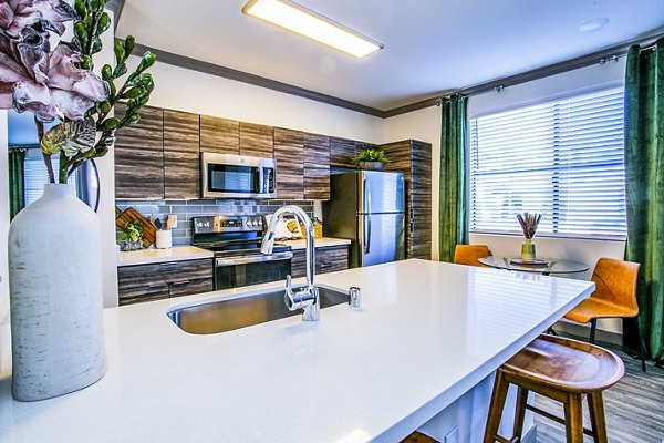 kitchen at The Alcove Apartments