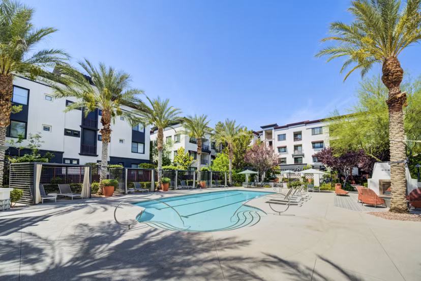 pool at The Alcove Apartments