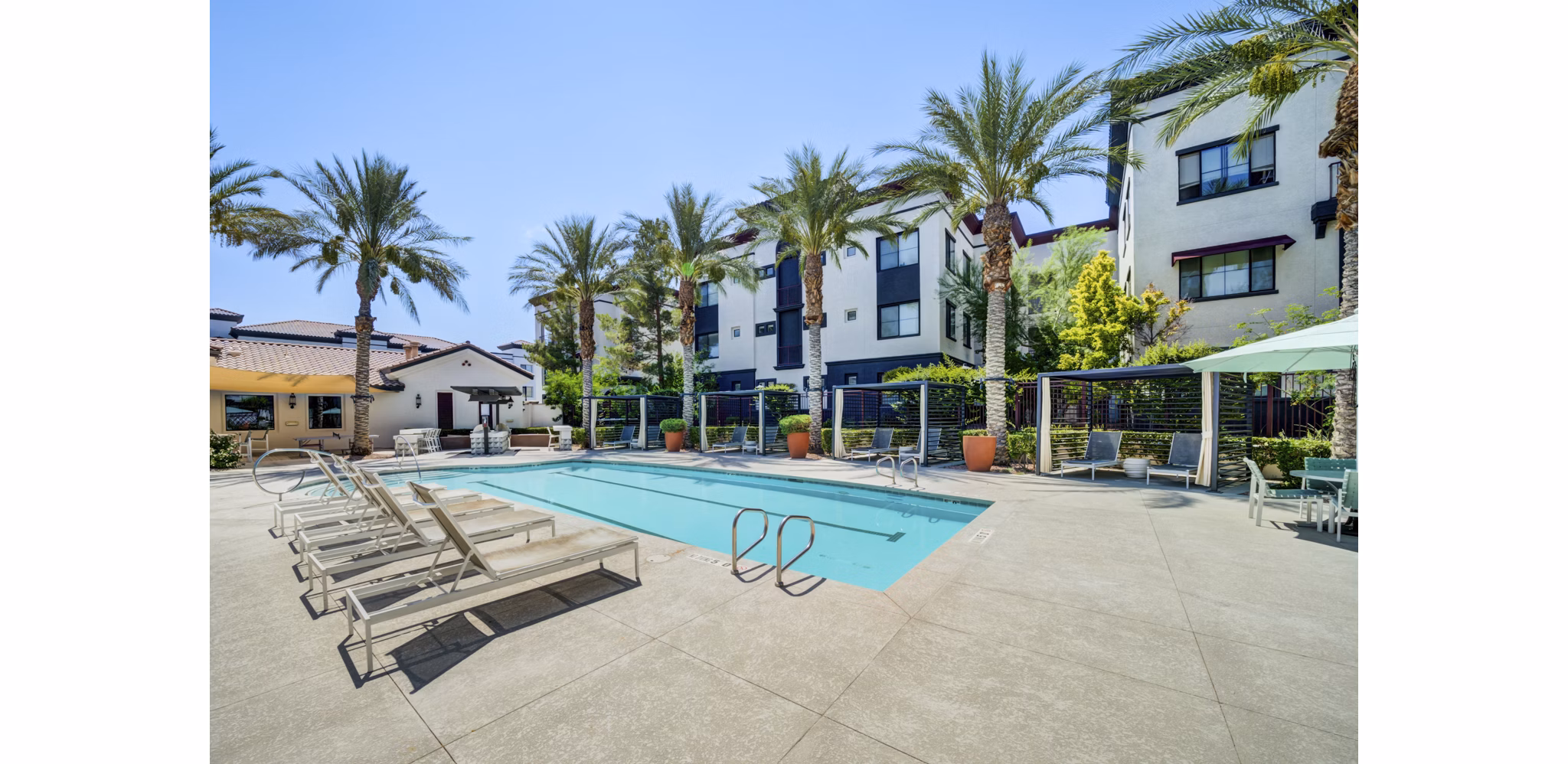 pool at The Alcove Apartments