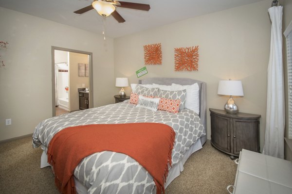 bedroom at The Highline Apartments