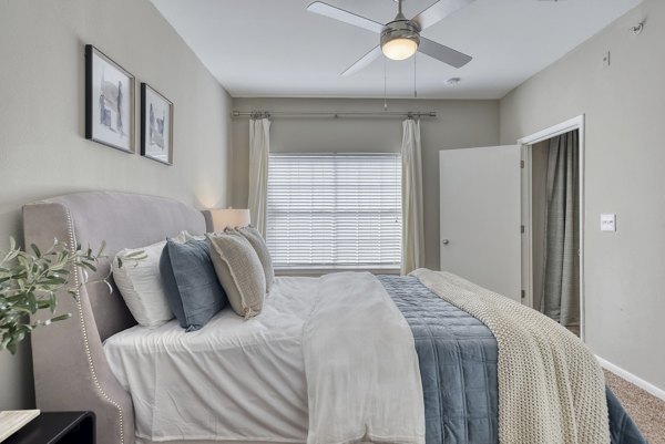 bedroom at The Highline Apartments