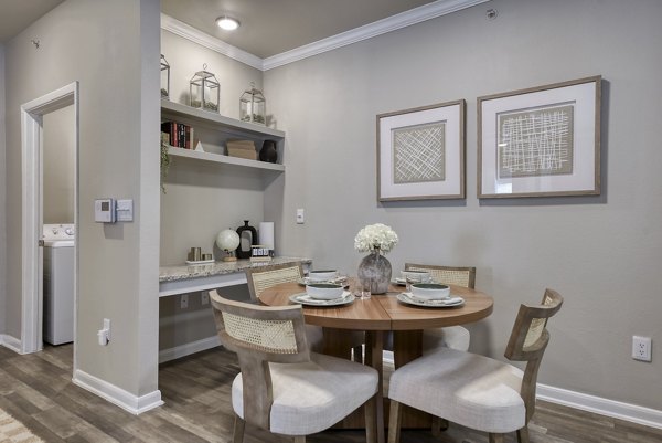 dining room at The Highline Apartments