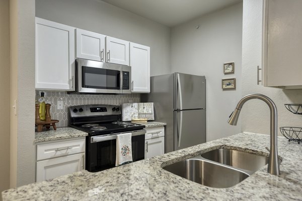kitchen at The Highline Apartments