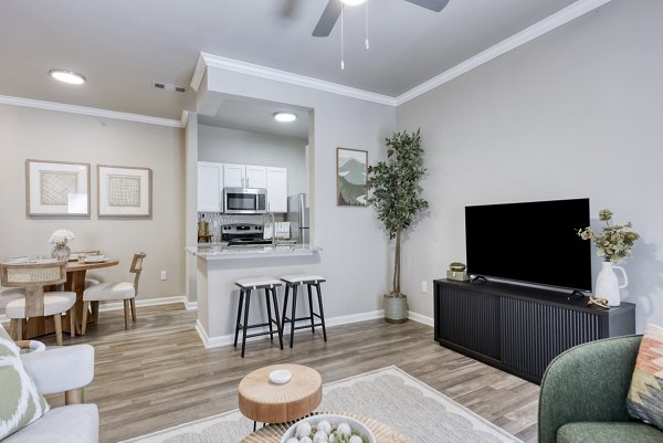 living room at The Highline Apartments