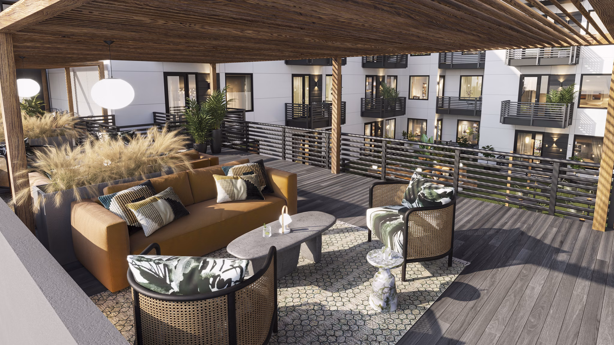 rendering at INK Apartments