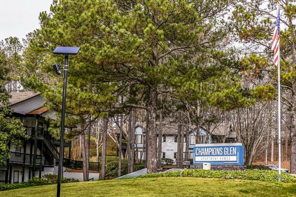 signage at Champions Glen Apartments