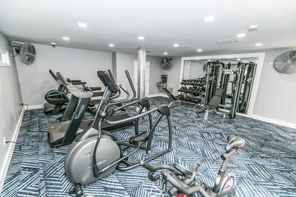 State-of-the-art fitness center at Champions Glen Apartments with modern equipment for an active lifestyle