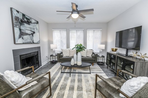 living room at Champions Glen Apartments