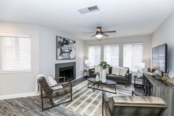 living room at Champions Glen Apartments