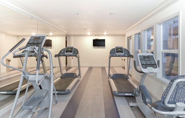 fitness center at Vineyard Gardens Apartments