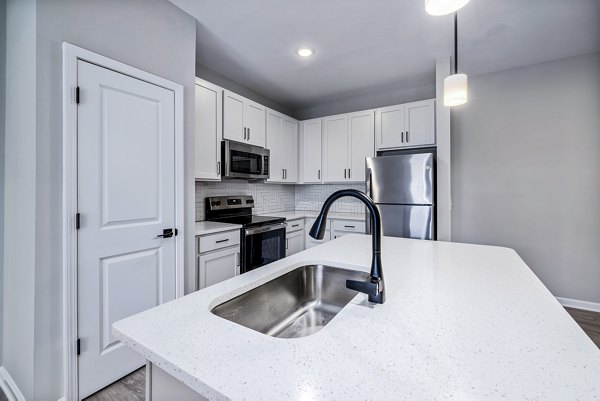 kitchen at River Oaks Landing Apartments