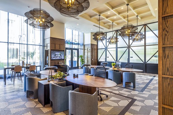 clubhouse/lobby at Landsby Apartments