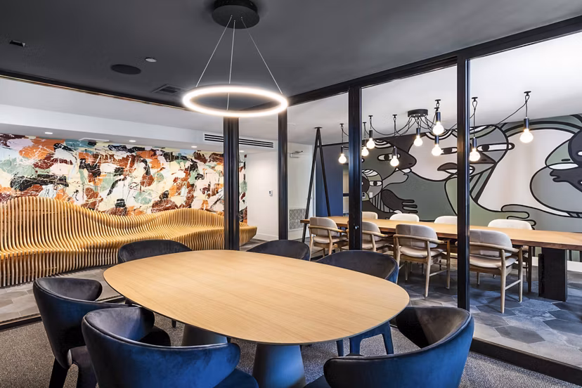 Modern meeting facility with state-of-the-art technology at Landsby Apartments