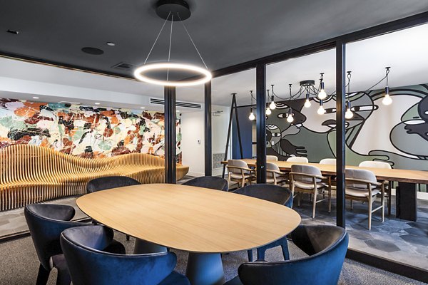 Modern meeting facility with state-of-the-art technology at Landsby Apartments