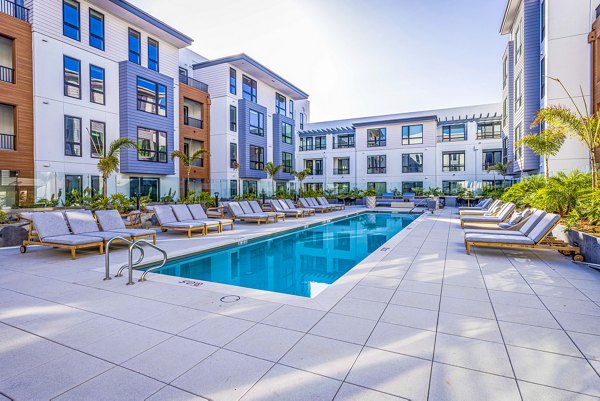 pool at Landsby Apartments