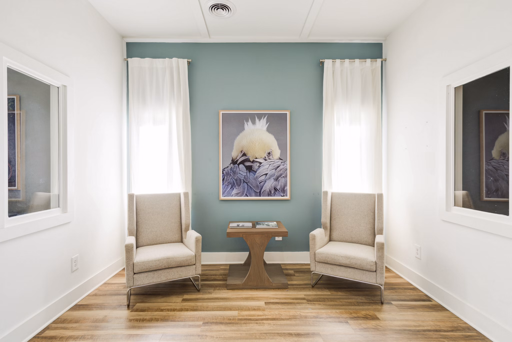 Elegant clubhouse with modern furnishings at Avana Collins Creek Apartments