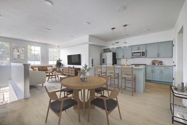 dining area at Gabbott's Row Apartments