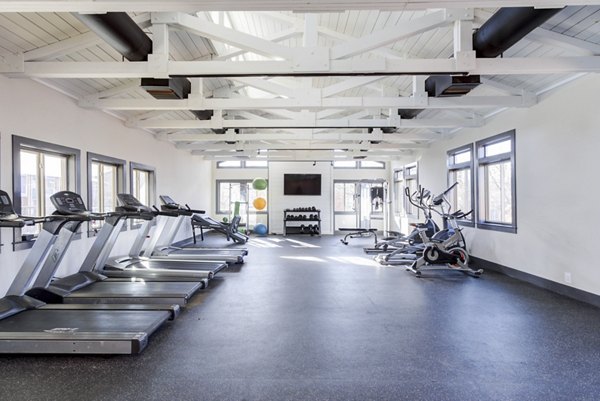 fitness center at Avana Collins Creek Apartments