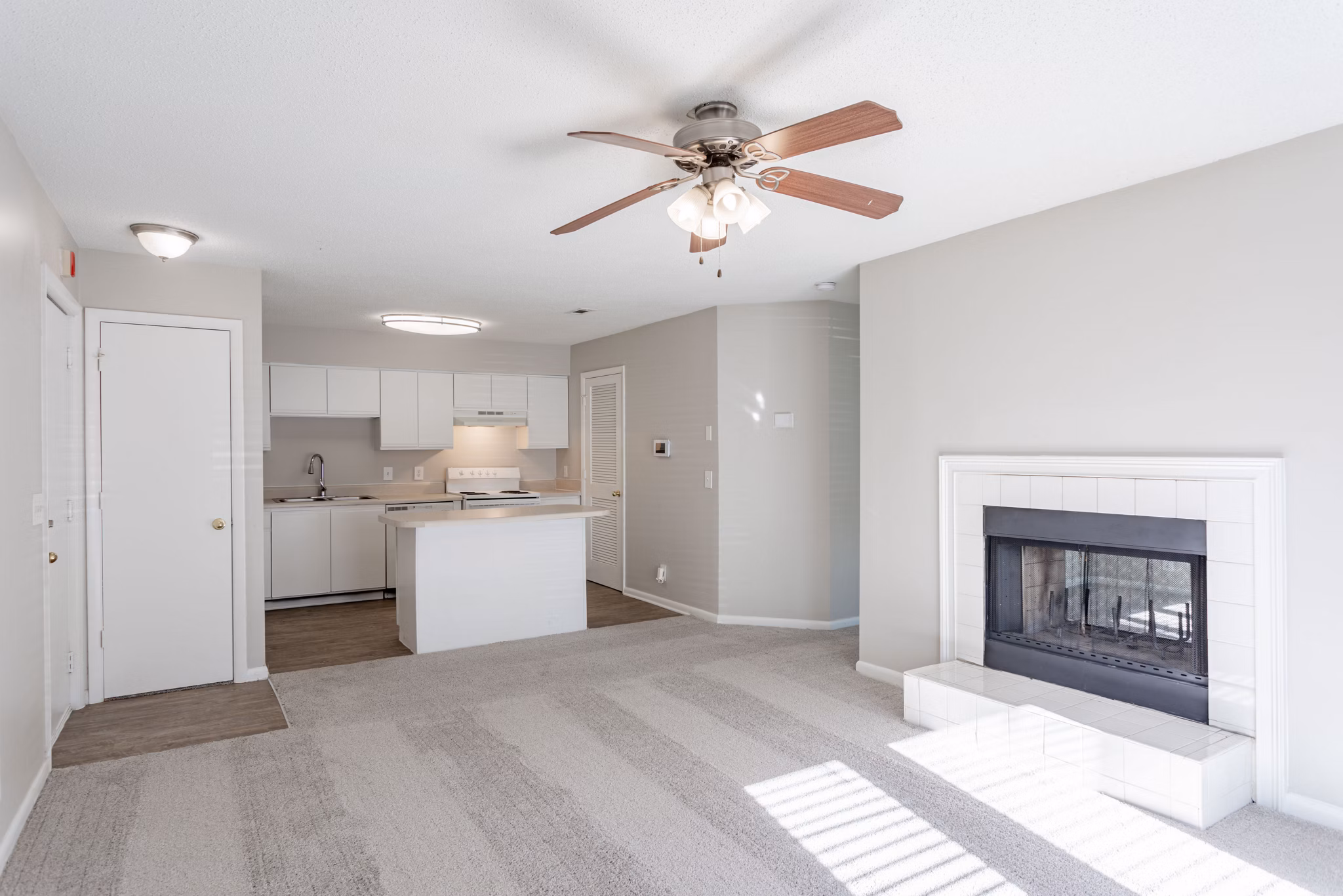 living room at Avana Collins Creek Apartments