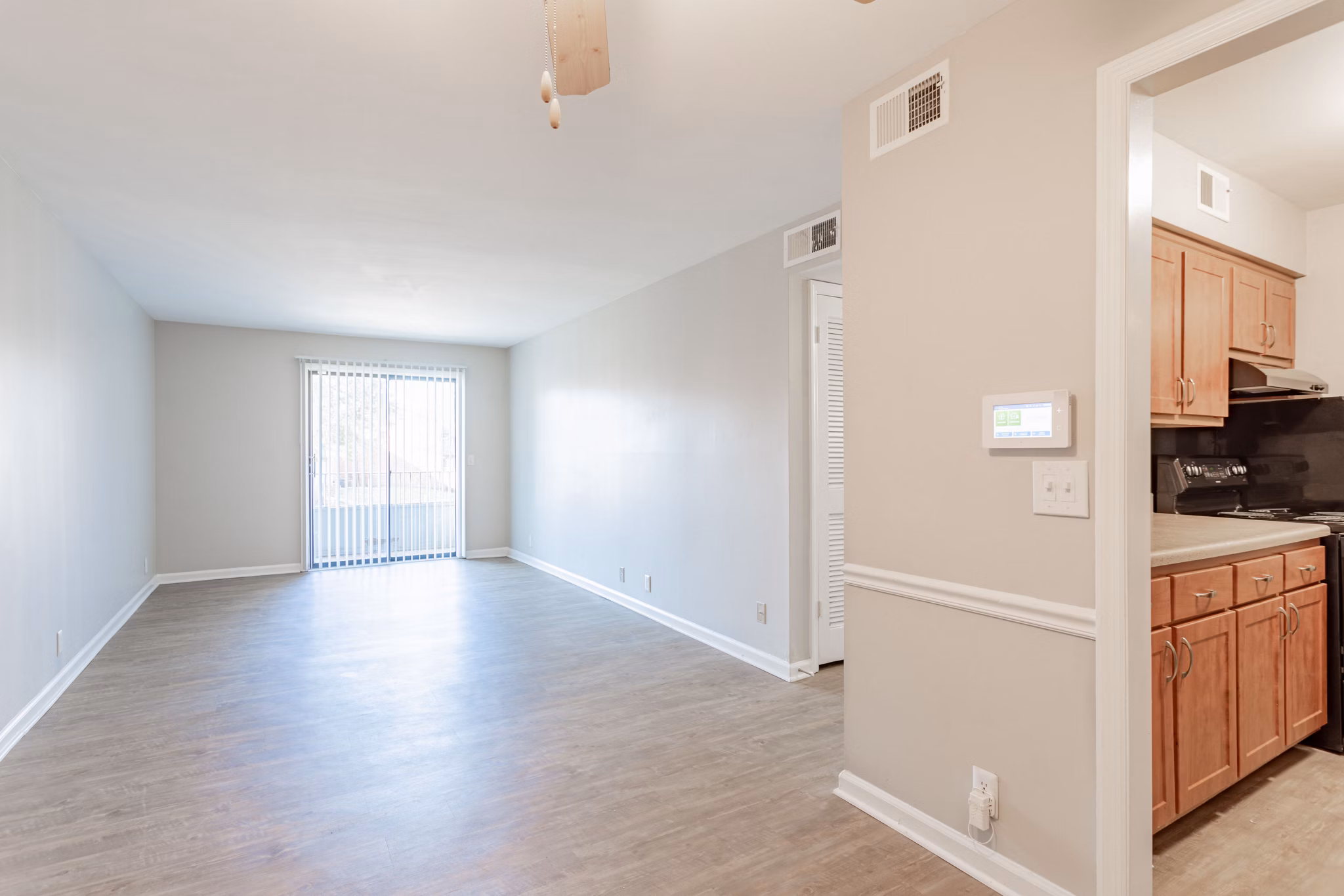 living room at Avana Collins Creek Apartments