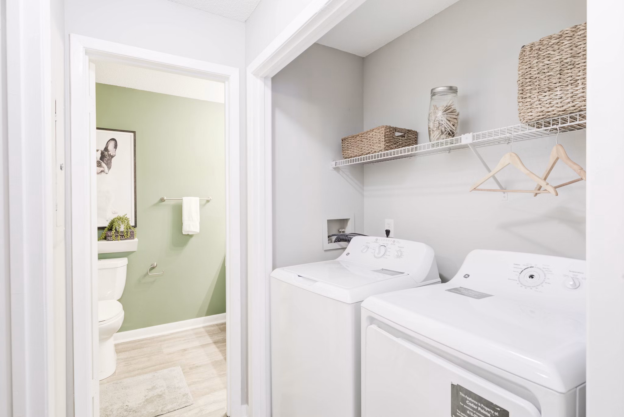 laundry room at Avana Collins Creek Apartments