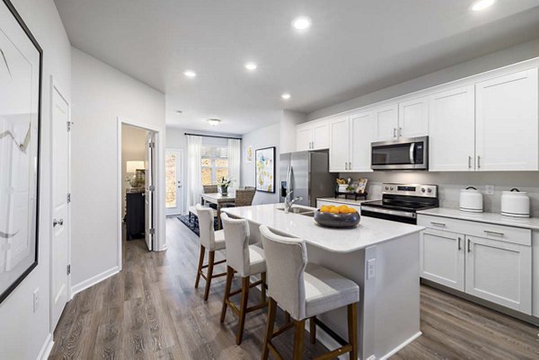 kitchen at Ashford Townes Apartments