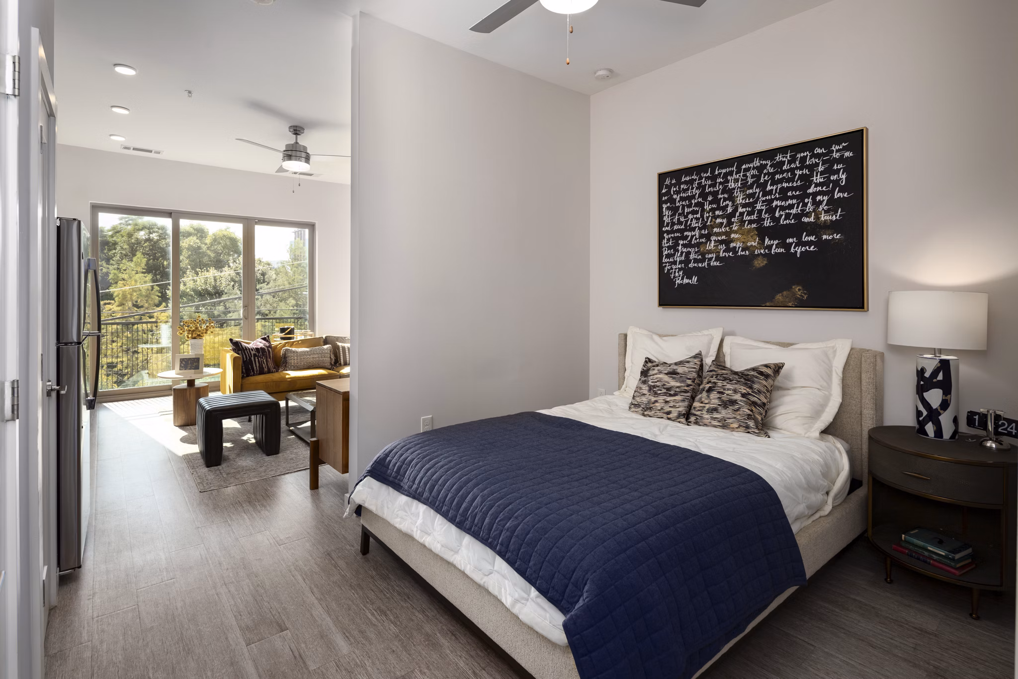 bedroom at Marchon Apartments