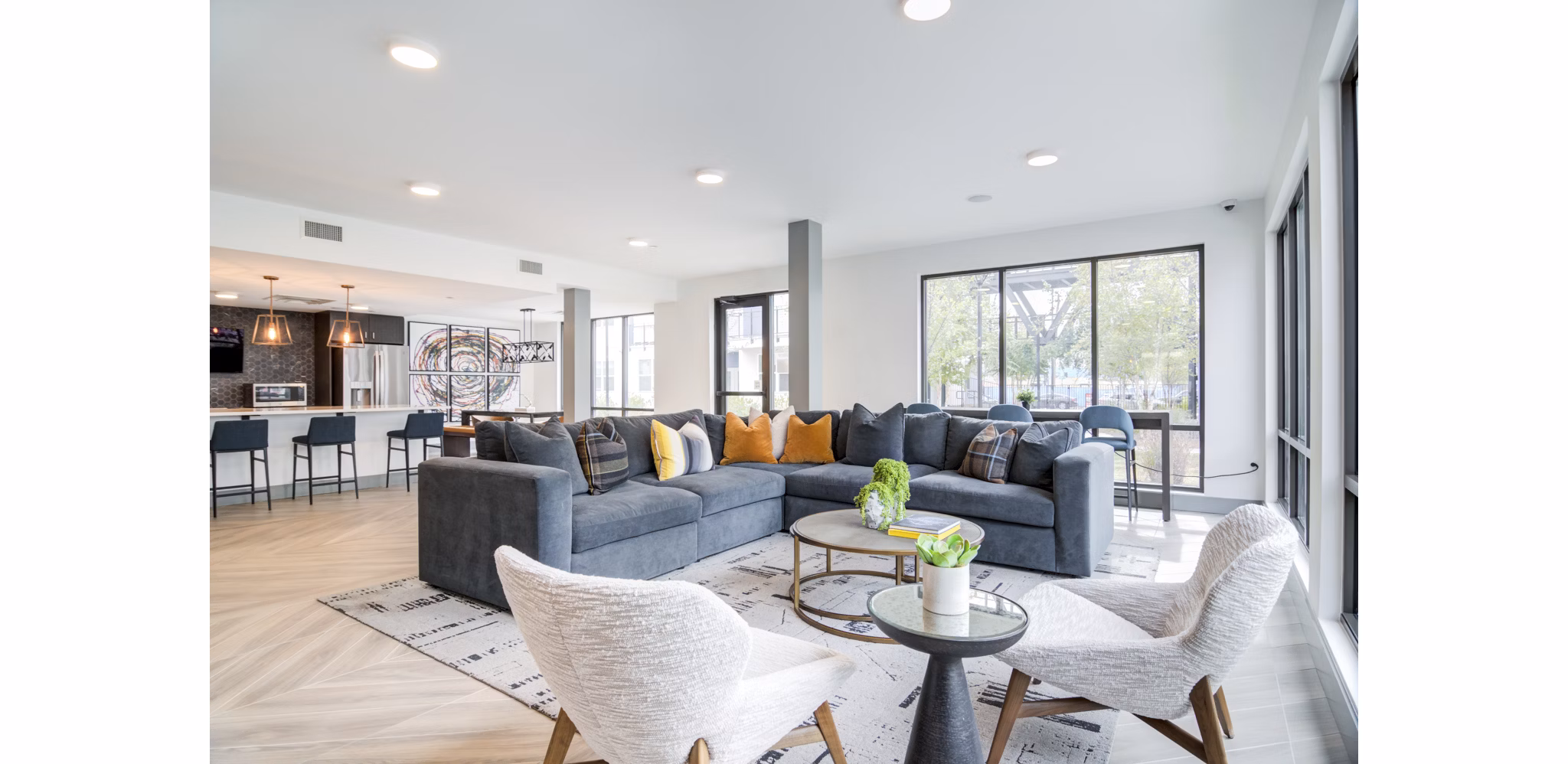clubhouse at Marchon Apartments
