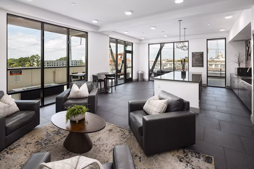 clubhouse at Marchon Apartments