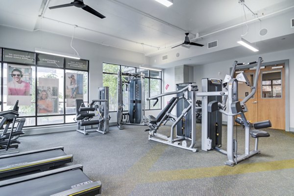 State-of-the-art fitness center with modern equipment at Marchon Apartments, enhancing wellness for residents