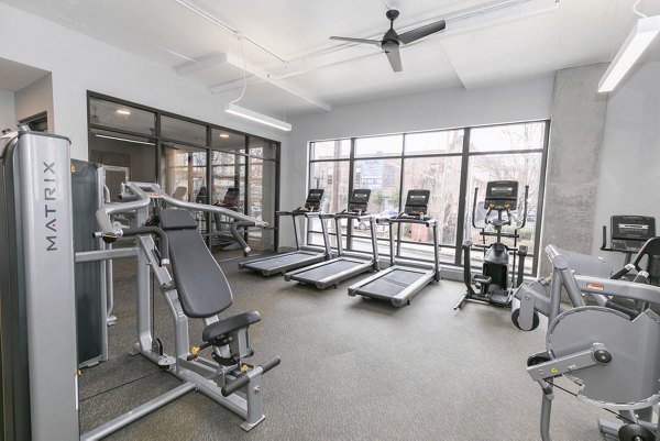 fitness center at Marchon Apartments